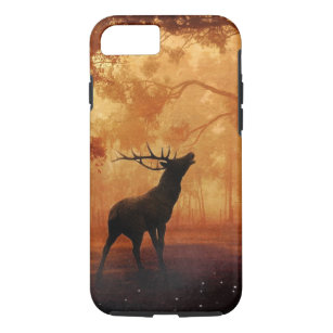 Stag Silhouette at Sunset Case-Mate iPhone Case