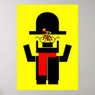 Stage 21 Toulouse-Lautrec Loves The Tour de France Poster