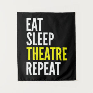 Stage Actor Gift T - Eat Sleep Actress Repeat Tapestry
