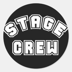 Stage Crew Classic Round Sticker