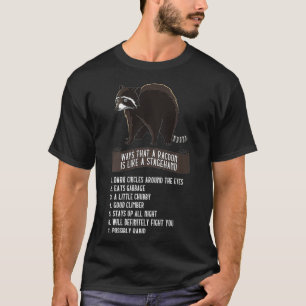 Stage Crew  Stagehand Like A Racoon Light Guy  T-Shirt