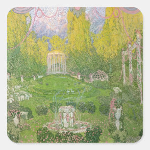 Stage design for opera 'Orpheo ed Euridice' Square Sticker