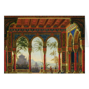Stage design for the opera 'Ruslan and Lyudmila'