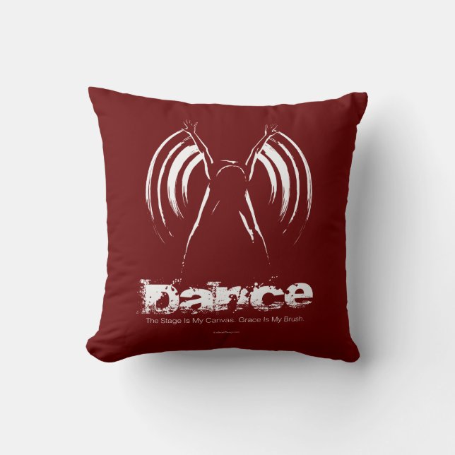 Stage Is My Canvas (Dance) Cushion (Front)