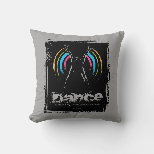 Stage Is My Canvas (Dance) Cushion (Front)