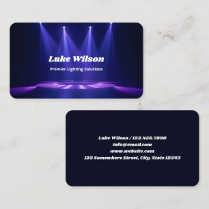 Stage Lighting Business Card