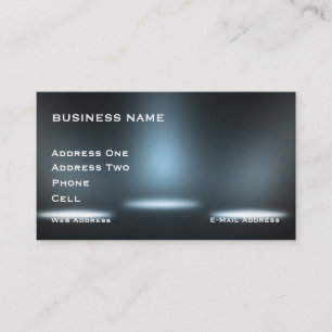 Stage lighting- Music Business Card