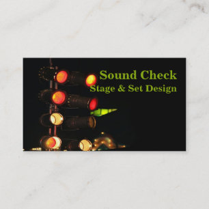 Stage Lights Business Card