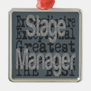 Stage Manager Extraordinaire Metal Tree Decoration