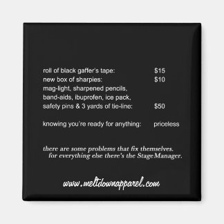 Stage Manager Magnet (Black)