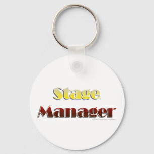 Stage Manager (Text Only) Key Ring