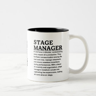 Stage manager Two-Tone coffee mug