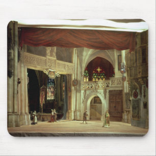 Stage model for the opera mouse mat