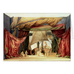 Stage model for the opera 'Tristan and Isolde'