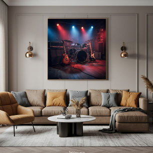 Stage of Vibrations Canvas Print