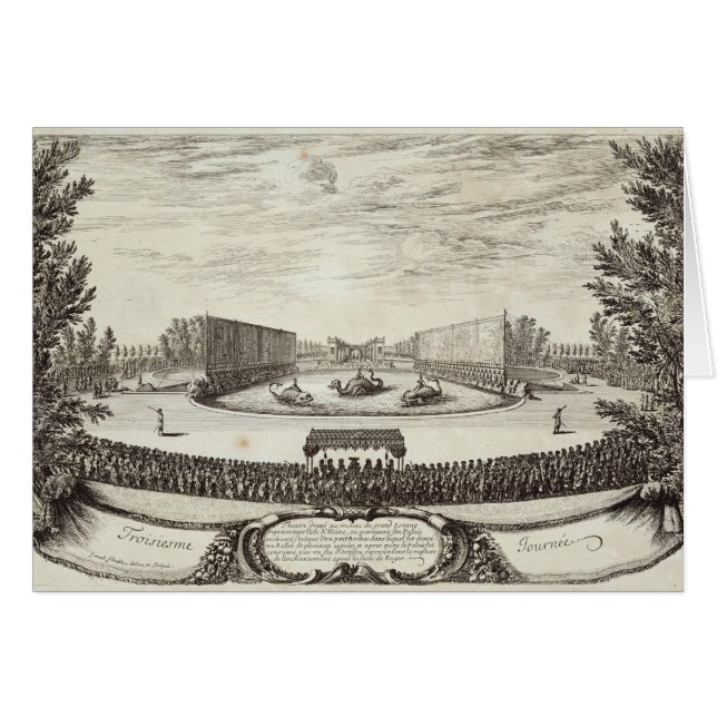 Stage on the Large Pond representing (Front Horizontal)