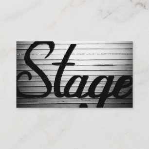 "Stage" Vintage Sign Business Card