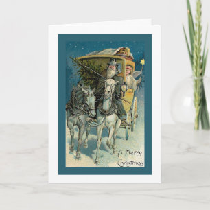 "Stagecoach Christmas" Christmas Card