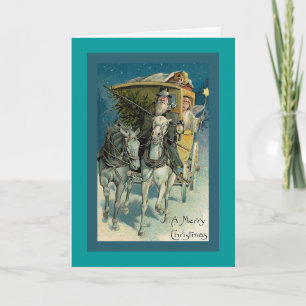 "Stagecoach Christmas" Christmas Card
