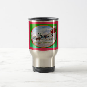 Stagecoach Christmas Mug