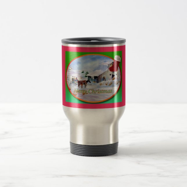 Stagecoach Christmas Mug (Center)