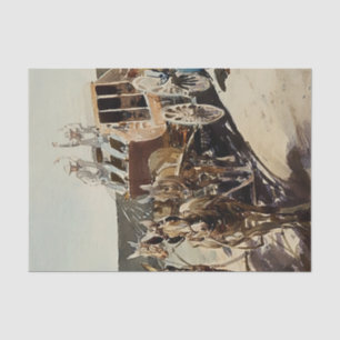 Stagecoach Hold Up by Edward Borein Tissue Paper