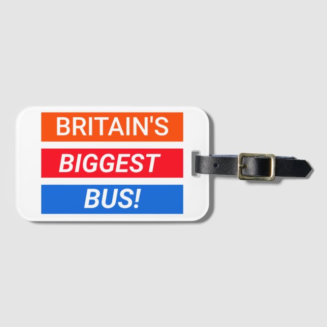 Stagecoach Luggage Tag (Front Horizontal)