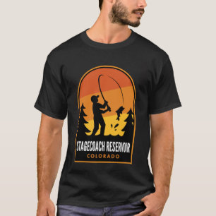 Stagecoach Reservoir Colorado Fishing T-Shirt
