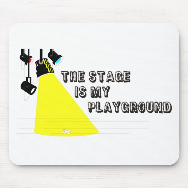 StageIsMyPlayground Mouse Mat (Front)