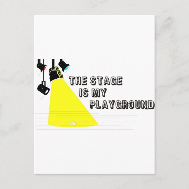 StageIsMyPlayground Postcard (Front)