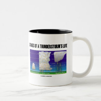 Stages Of A Thunderstorm's Life (Meteorology) Two-Tone Coffee Mug