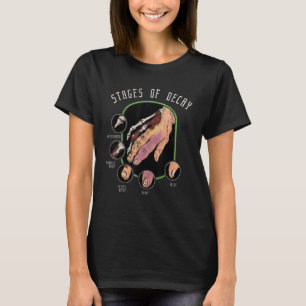 Stages Of Decay Forensic Science Funeral Homecor T-Shirt