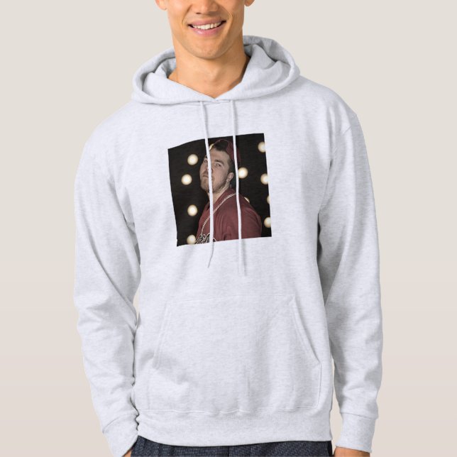 Stagger Men's Ash Picture Hoodie (Front)
