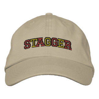 Stagger Mens Khaki Adjustable Hat