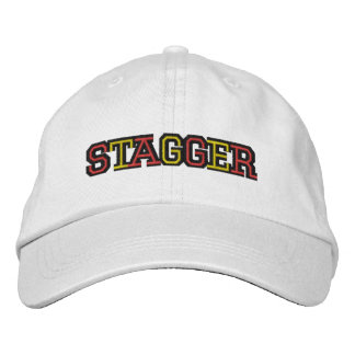 Stagger Unisex White Adjustable Hat