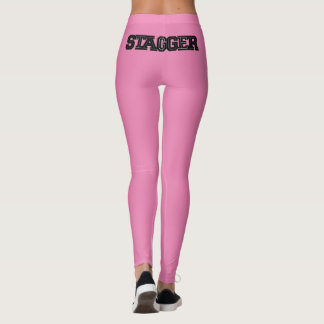 Stagger Women's Pink Leggings