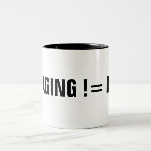 STAGING != DEV Two-Tone COFFEE MUG