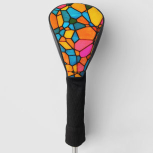 Stain Glass Golf Head Cover