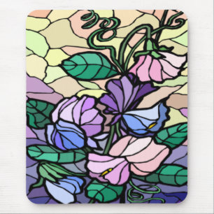 Stain Glass Lily Of The Field  Mousepad