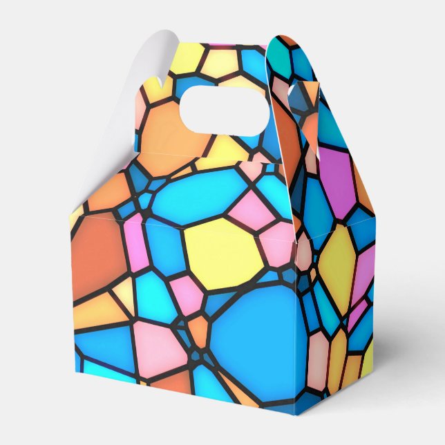 Stain Glass Lite Favour Box (Front Side)