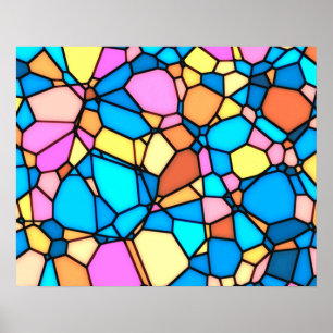 Stain Glass Lite Poster