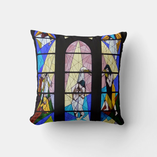 Stain glass mini cushion (Front)