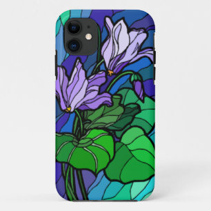 Stain Glass Purple Flower iPhone 5G Case