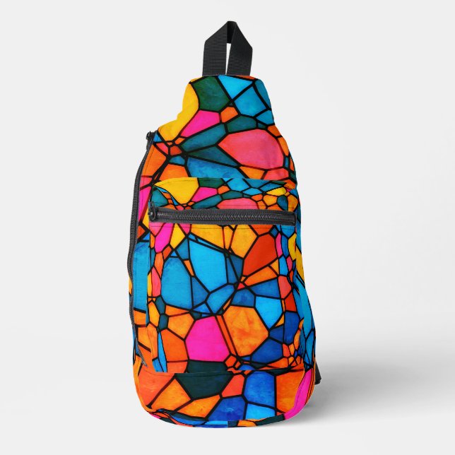 Stain Glass Sling Bag (Front)