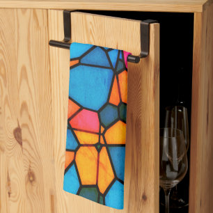 Stain Glass Tea Towel