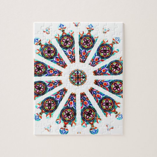 Stain Glass Window Jigsaw Puzzle | Zazzle.co.uk