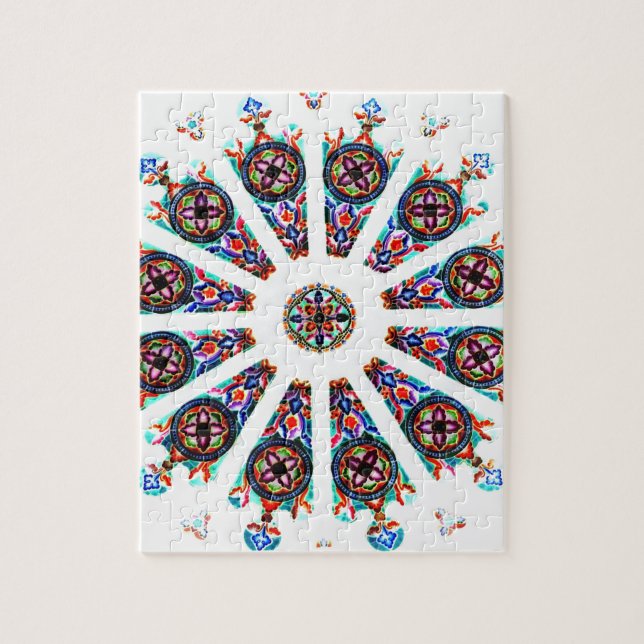 Stain Glass Window Jigsaw Puzzle (Vertical)