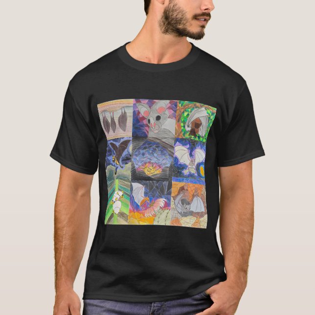 Stained Bat Windows T-Shirt (Front)