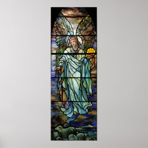 stained glass 2 St. Johns Church Franklin PA Poster