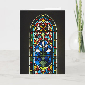 Stained Glass #3 Holiday Card